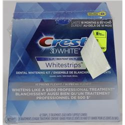 CREST 3DWHITE NO SLIP WHITE STRIPS SUPREME FLEXFIT