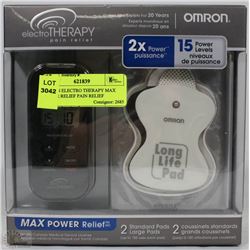 OMRON ELECTRO THERAPY MAX POWER RELIEF PAIN RELIEF