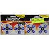 Image 1 : LOT OF 2 ENERGIZER 8PK 675 BATTERIES