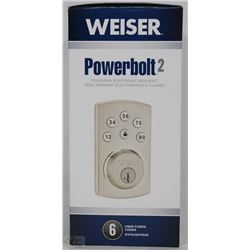 WEISER POWERBOLT2 SILVER TOUCHPAD ELECTRONIC