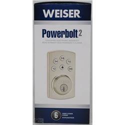 WEISER POWERBOLT2 SILVER TOUCHPAD ELECTRONIC
