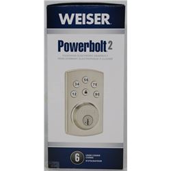 WEISER POWERBOLT2 SILVER TOUCHPAD ELECTRONIC