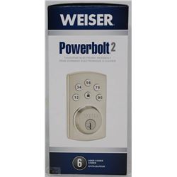WEISER POWERBOLT2 SILVER TOUCHPAD ELECTRONIC