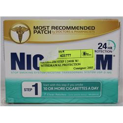 NICODERM STEP 1 24HR W/ WITHDRAWAL PROTECTION