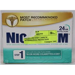 NICODERM STEP 1 24HR W/ WITHDRAWAL PROTECTION