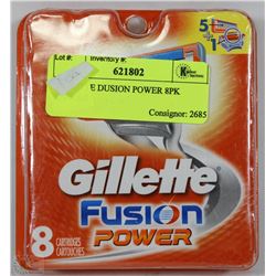GILLETTE FUSION POWER 8PK REFILLS
