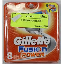 GILLETTE FUSION POWER 8PK REFILLS