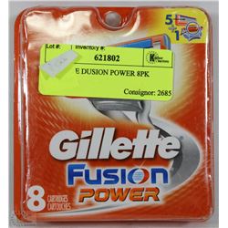 GILLETTE FUSION POWER 8PK REFILLS