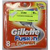 Image 1 : GILLETTE FUSION POWER 8PK REFILLS