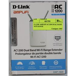 D-LINK AMPLIFI AC1200 DUAL BAND WIFI RANGE