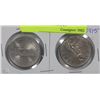 Image 1 : 2-$1 DOLLAR COINS INCL 1973 CENTENNIAL CANADIAN