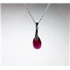 Image 1 : SWAROVSKI CRYSTAL PENDANT & CHAIN