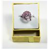 Image 1 : PINK TOPAZ FASHION RING  SZ 5.75