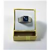 Image 1 : BLUE SAPPHIRE SQUARE CUT FASHION RING