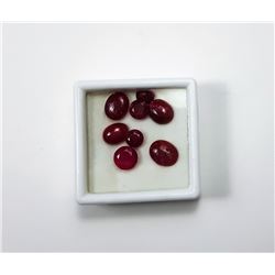 LOT OF 8 NATURAL RUBY GEMSTONES