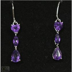 #2 PURPLE AMETHYST EARRINGS