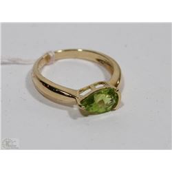 #33 GENUINE PERIDOT RING