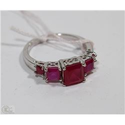 #40 RED RUBY RING