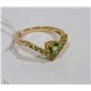Image 1 : #39  GENUINE PERIDOT RING