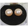 Image 1 : #94 FRESH WATER PEARL EARRING .925 STERLING SILVER