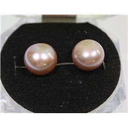 #96 FRESH WATER PEARL EARRING .925 STERLING SILVER
