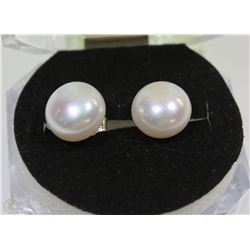 #98 FRESH WATER PEARL EARRING .925 STERLING SILVER