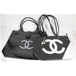 LOT OF 2 REPLICA CHANEL PURSES