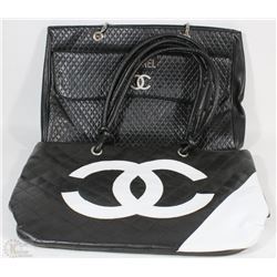 LOT OF 2 REPLICA CHANEL PURSES