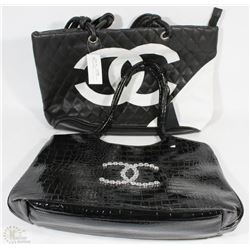 LOT OF 2 REPLICA CHANEL PURSES