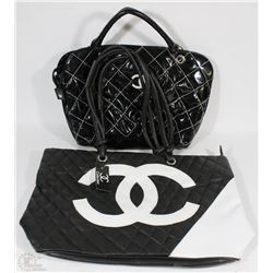 LOT OF 2 REPLICA CHANEL PURSES