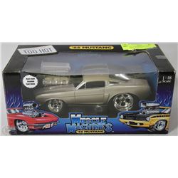 MUSCLE MACHINES 1966 MUSTANG DIE CAST SCALE 1:18