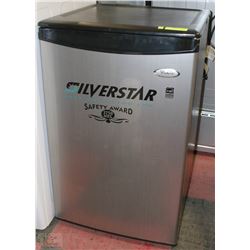 WHIRLPOOL S.S. & BLACK BAR FRIDGE -