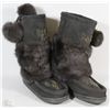 Image 1 : MOCCASIN BOOTS GREY SIZE 9