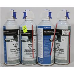 LOT OF 4 NEXTECH DUST REMOVER SPRAY