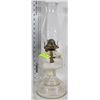 Image 1 : ANTIQUE GLASS OIL LANTERN