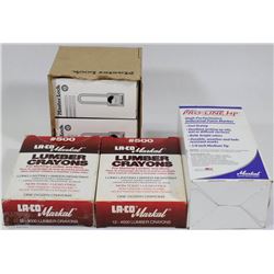 6 NEW MASTERLOCK PADLOCKS WITH KEYS, PAINT