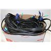 Image 1 : BOX OF INTEGRATED MOUSE/KEYBOARD/VIDEO CABLES
