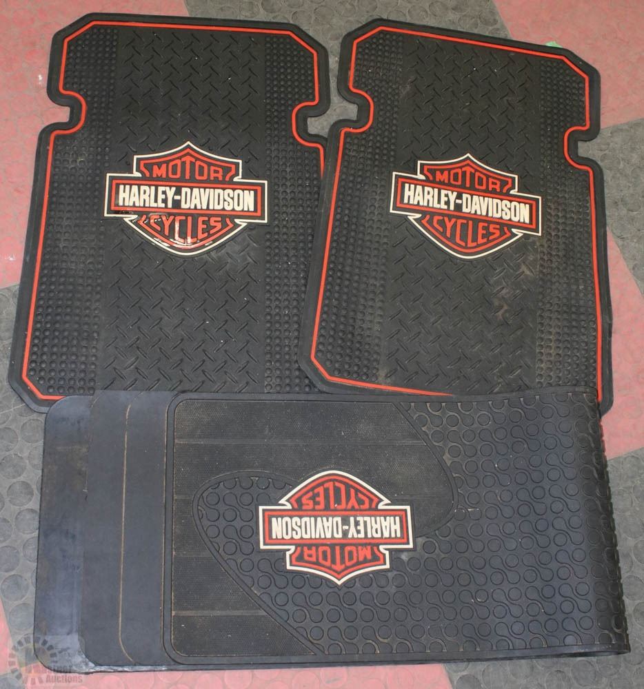 HARLEY DAVIDSON TRUCK FLOOR MATS (FRONT & BACK)