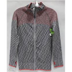 LADIES LU LU LIKE ZIP UP JACKET SIZE LARGE
