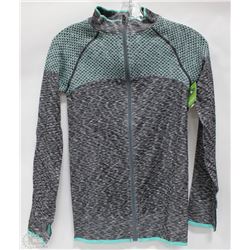 LADIES LU LU LIKE ZIP UP JACKET SIZE MEDIUM