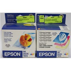 LOT OF 2 EPSON T042520/T037020 INK CARTRIDGES