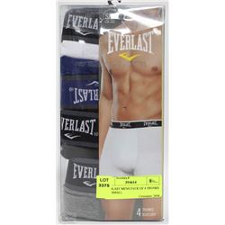 EVERLAST MEN'S PACK OF 4 TRUNKS SIZE SMALL