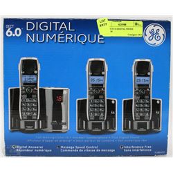 GE DECT 6.0 DIGITAL PHONE SYSTEM