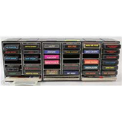LOT OF 30 ORIGINAL ATARI GAMES INCLUDING MOST WITH
