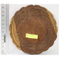 CARVED TEAK PLANT STAND