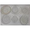 Image 1 : FLAT OF ASSORTED DECORATIVE GLASS TRAYS & PLATTERS