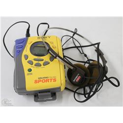 SONY SPORTS WALKMAN & HEADPHONES