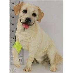 LARGE GOLDEN RETRIEVER DOG STATUE 9.5" TALL