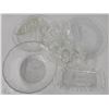 Image 1 : FLAT OF GLASS PLATTERS, BOWL, AND TRAYS