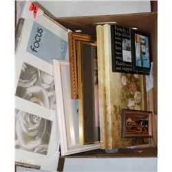 BOX WITH MANY ASSORTED PICTURES